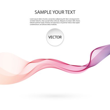 Dalga, illüstrasyon ve vektörle soyut renkli arkaplan