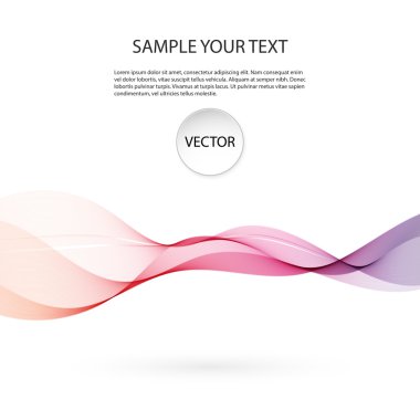 Dalga, illüstrasyon ve vektörle soyut renkli arkaplan