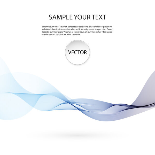 Abstract colorful background with wave, illustration, vector