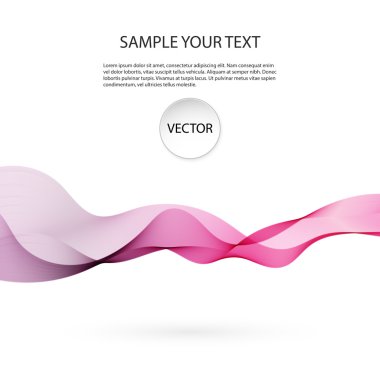 Dalga, illüstrasyon ve vektörle soyut renkli arkaplan