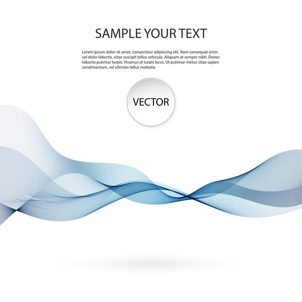 Abstract colorful background with wave, illustration, vector