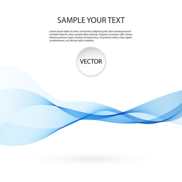 Abstract colorful background with wave, illustration, vector