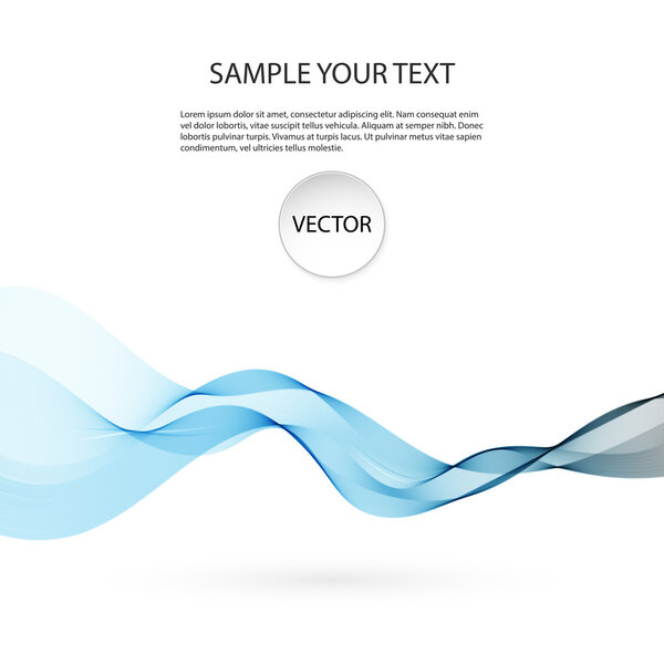 Abstract colorful background with wave, illustration, vector