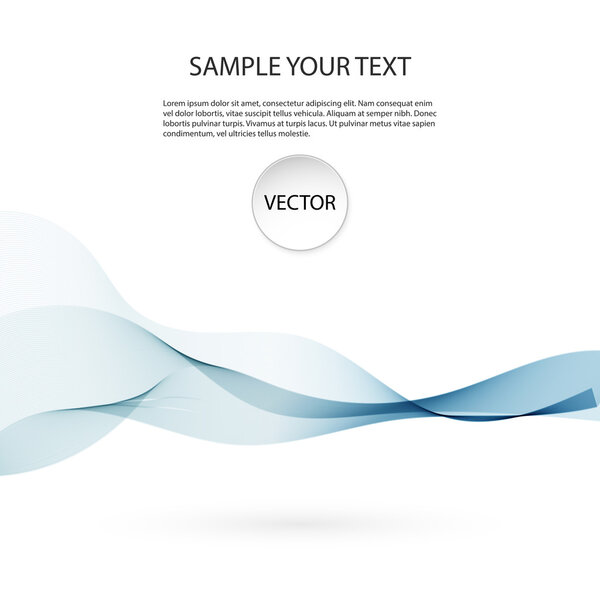 Abstract colorful background with wave, illustration, vector