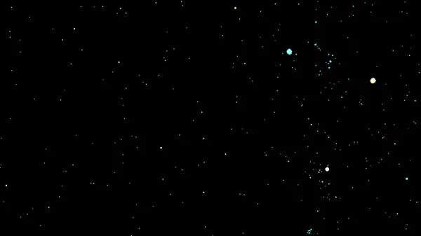 矢量星星背景与银河系 — 图库矢量图片
