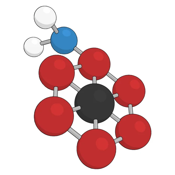 Antecedentes científicos con molécula en Vector blanco — Vector de stock