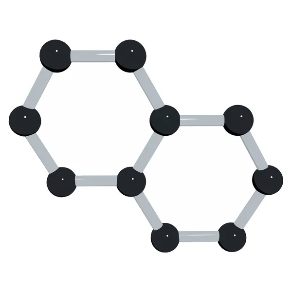 Υπόβαθρο της επιστήμης με μόριο σε λευκό διάνυσμα — Διανυσματικό Αρχείο