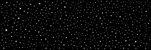 Natthimlen med stjärnor. Vektorbild — Stock vektor