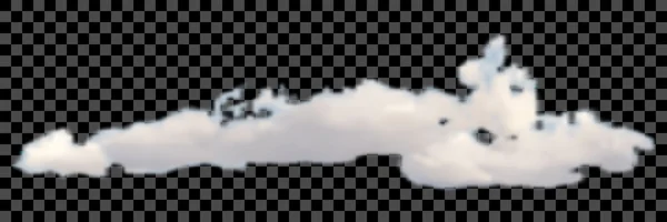 Ensemble de nuages transparents différents sur le vecteur noir . — Image vectorielle