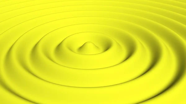 Onda gradiente giallo Carta da parati dinamica rendering 3d — Foto Stock