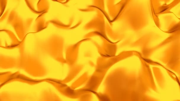 Trendy kleur Fortuna Gold golf in staat om naadloze lus — Stockvideo