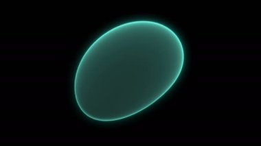 Örnek Soyut Neon nesne 3d Minimalist arka plan kapak görüntüsü Kusursuz döngü oluşturabilir