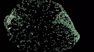 Su damlası çarpıştırıcısı Sıvı sıçraması Taze Su Doğa arkaplanı