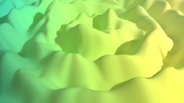 Renkli sıvı gradyan balmumu dalgası Dinamik fütüristik şekiller kusursuz döngü oluşturabilir — Stok video