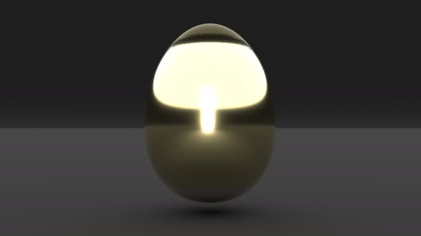 Arany tojás robbanás 50% kedvezmény — Stock videók