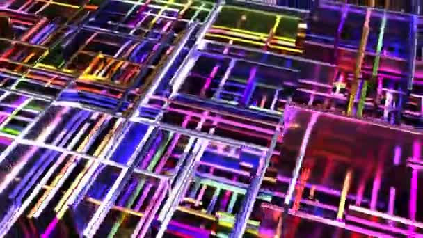 量子计数器工业技术未来机器能够无缝循环 — 图库视频影像