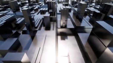 Metal kutular endüstriyel iç şehir girişi