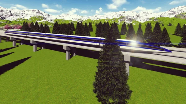 Maglev treni. raster. 2