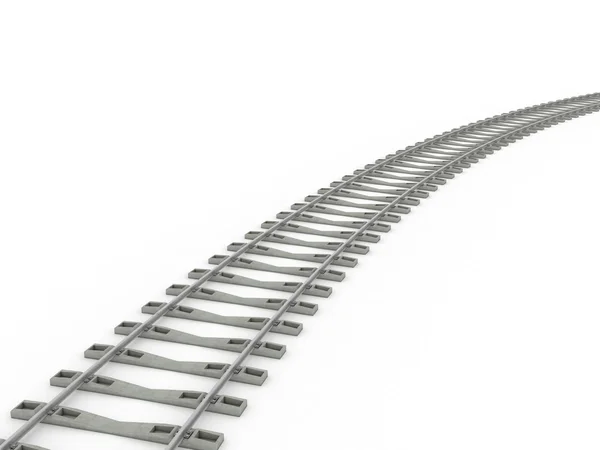 Railway track lines  Raster  Rail — Stock Photo, Image