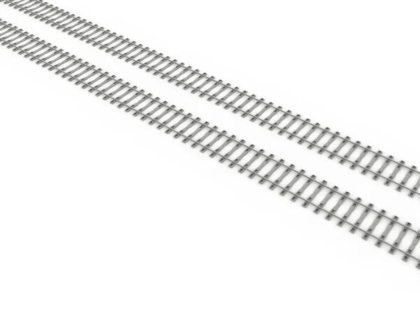Железнодорожные пути Raster Rail 5 — стоковое фото
