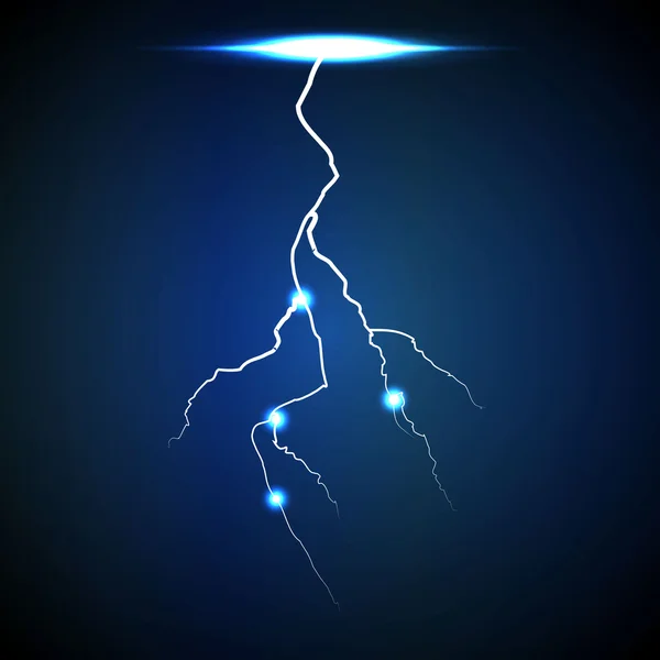 Vektorové abstraktní blue lightning flash pozadí. 4 — Stockový vektor