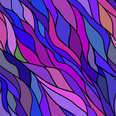 Siyah doodle çizilmiş çizgiler kesintisiz dalga tasarlamak vektör
