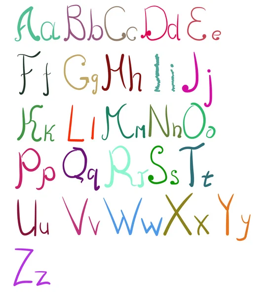 Vector Alphabet Set Image 44 — Stock Vector