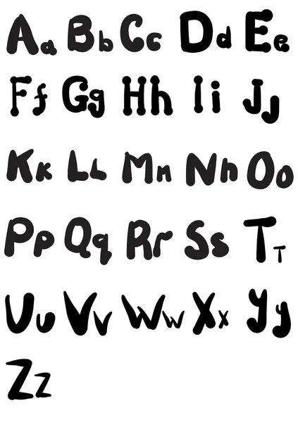 Элегантный набор шрифтов Вектор 9 — стоковый вектор