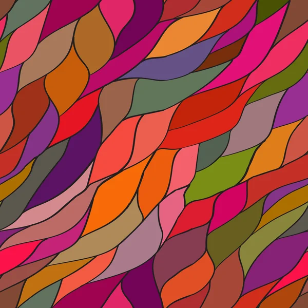 Vecteur motif abstrait sans couture dessiné à la main — Image vectorielle