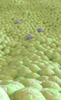 arka plan ile bakteri. EPS 10