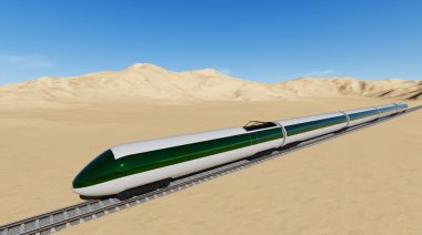 Modern high speed trains Vector 