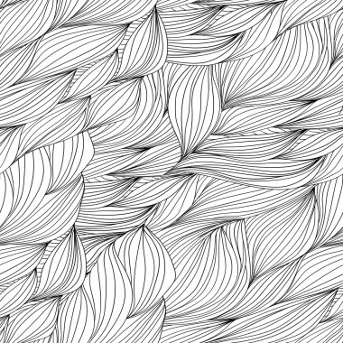 seamless abstract hand-drawn pattern Vector