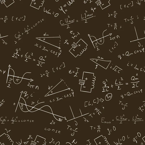 Matematik Dikişsiz desen vektör 3