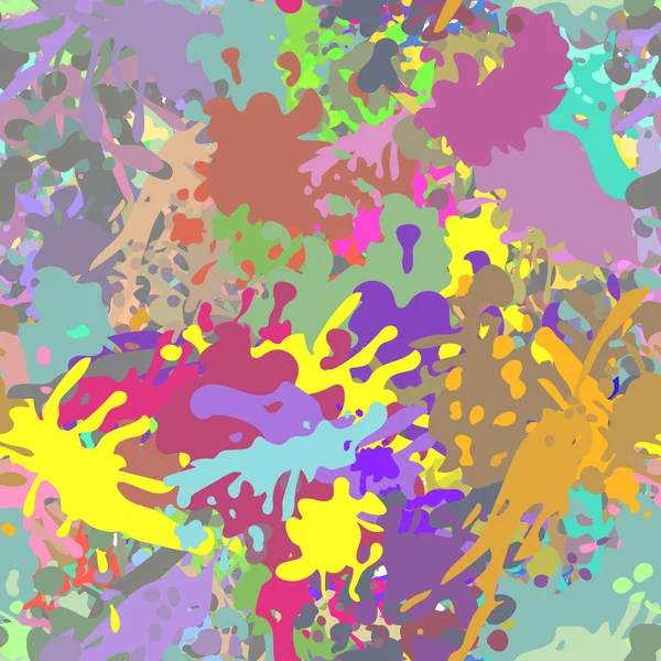 Beautiful Colorful Watercolor l Seamless Pattern — Stock Vector