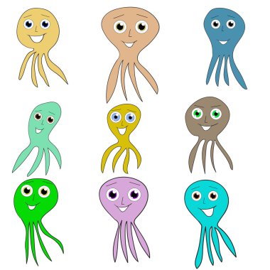 komik ahtapotlar ile Seamless Modeli