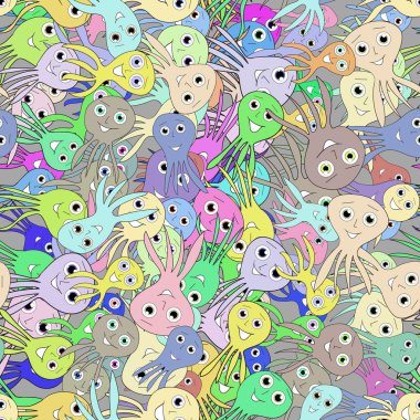 komik ahtapotlar ile Seamless Modeli