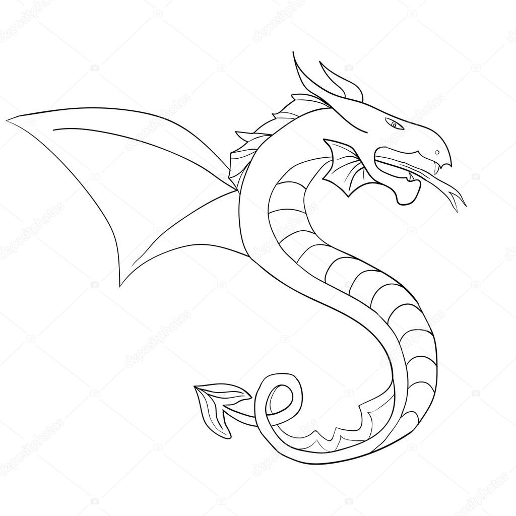 Chinese Dragon Traditional Culture, vector 