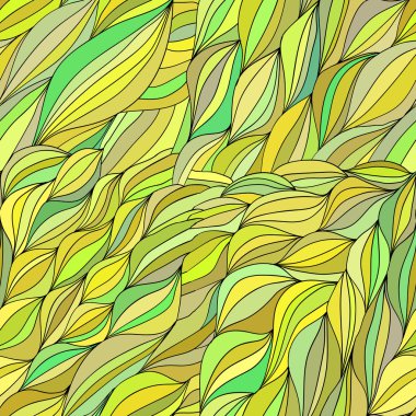 vektör desen Saç dalgaların