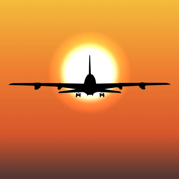 Αεροπλάνο αεροπορικά εισιτήρια αεροπορικά ταξίδια ουρανό πετούν σύννεφο — Διανυσματικό Αρχείο