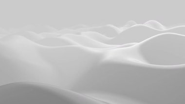 Sis içinde dalgalanan gri dalgalar sonsuz bir döngü oluşturabilir.