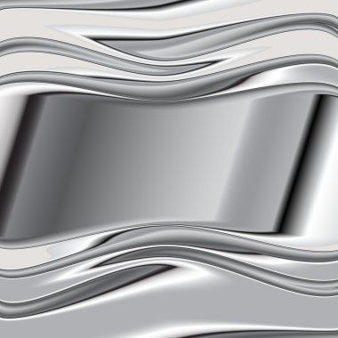 gri arka plan vektör örtüşme 3d grafik metal