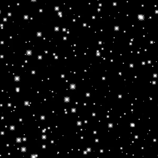 Étoiles motif sans couture — Image vectorielle