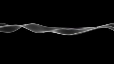 Dalga siyah beyaz bg sonsuz 4k döngü yapabilir