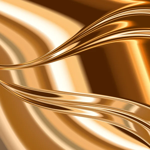 Metallhintergrund, gold gebürstet metallic — Stockvektor