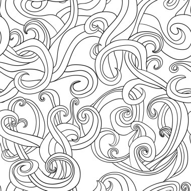 soyut ince hatları desenini