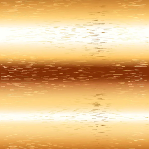 Latar belakang emas goresan logam vektor - Stok Vektor
