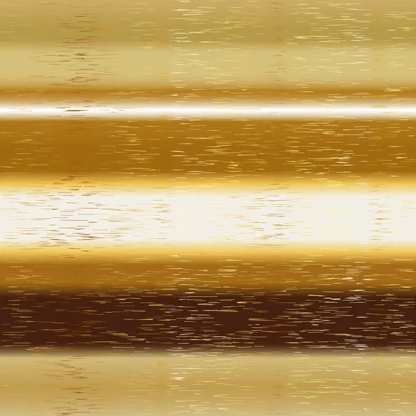 Golden background Vector metal scratch — Stock Vector
