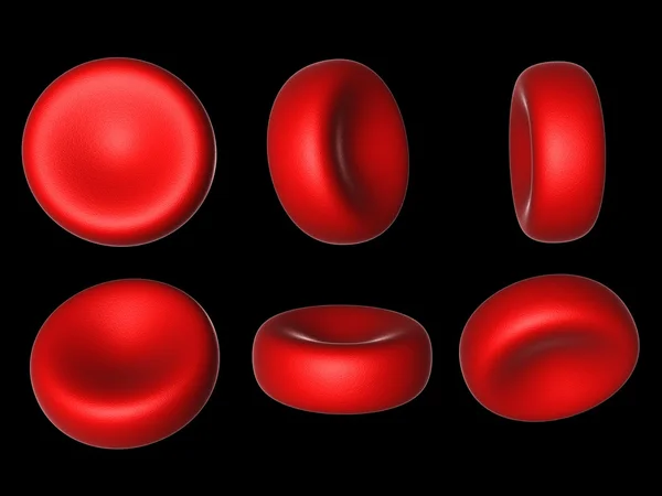 Blutzellen-Erythrozyten 3D-Erythrozyten-Objekte — Stockfoto