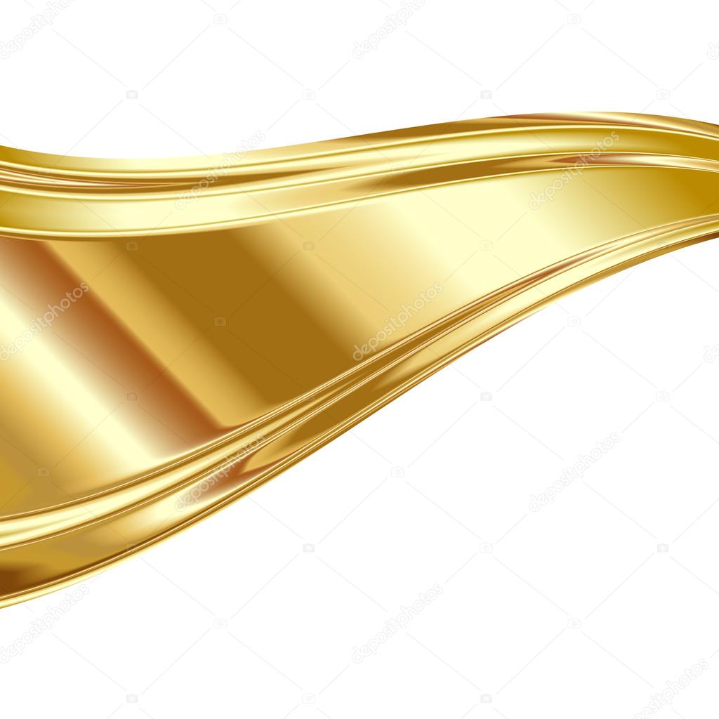 Vector abstract gold background clip-art