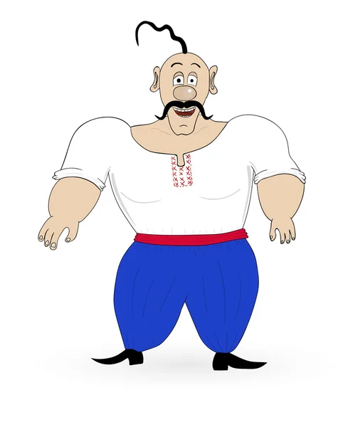 Vektör geleneksel Ukrayna karakter